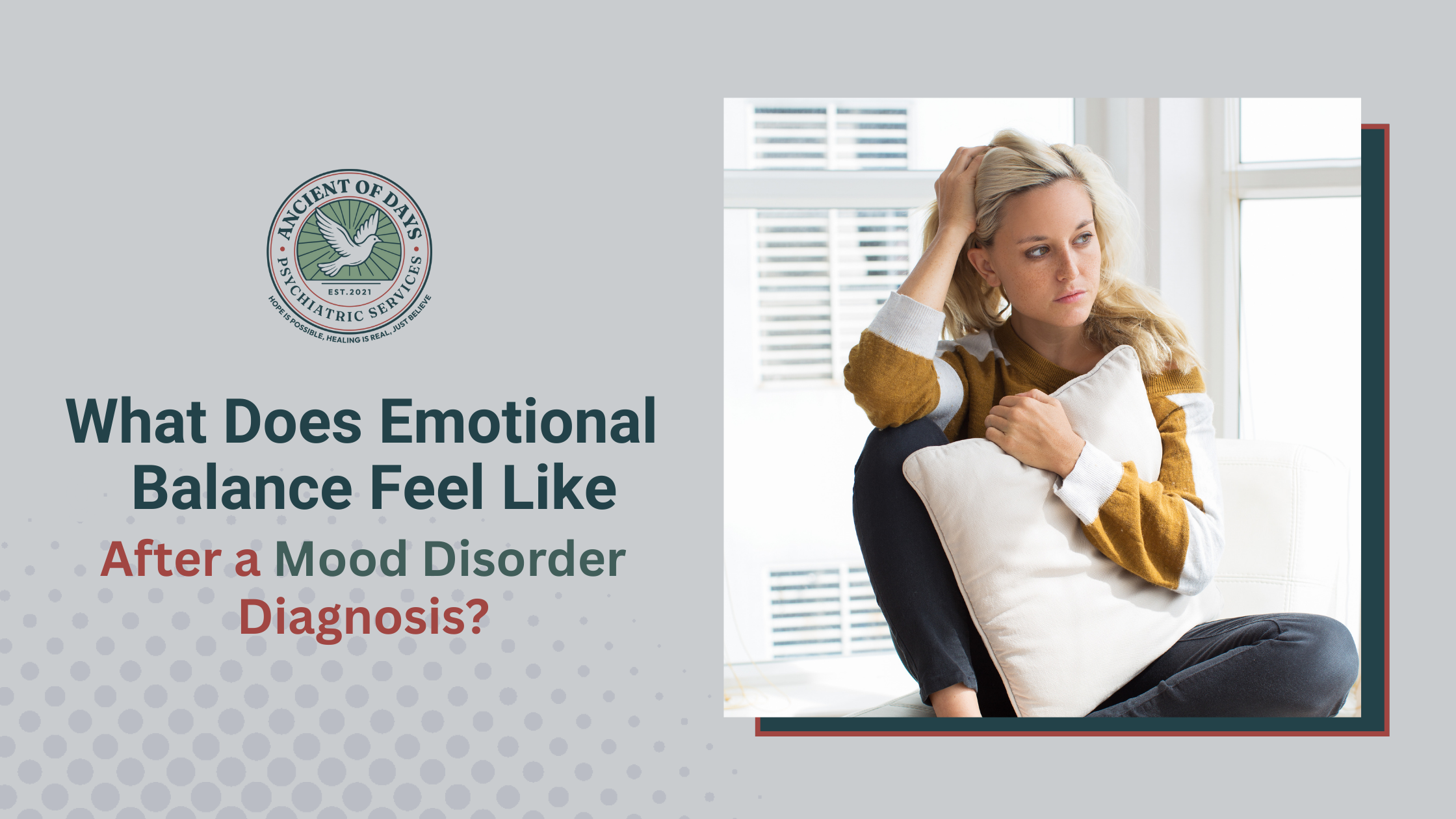 What Does Emotional Balance Feel Like After a Mood Disorder Diagnosis?